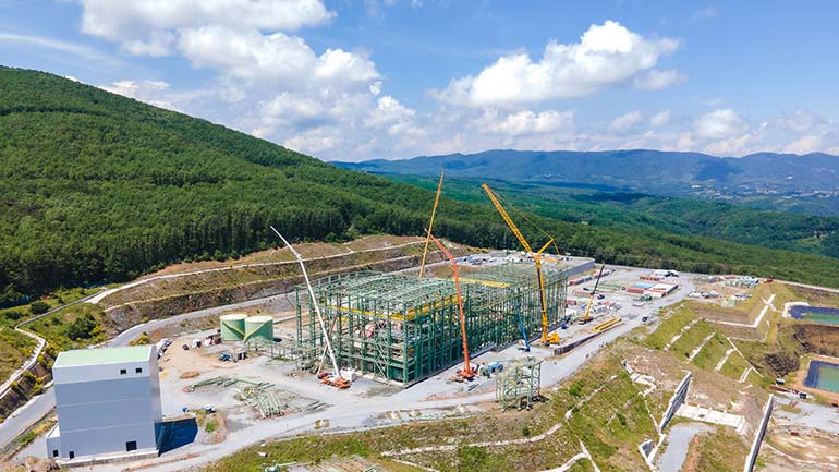 Σημαντική πρόοδος στο έργο των Σκουριών